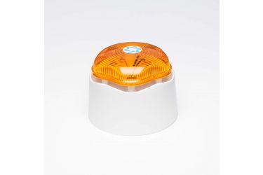 9-30Vdc Oranje alarmlicht met 110dB hoorn (IP66) (Wandmontage)